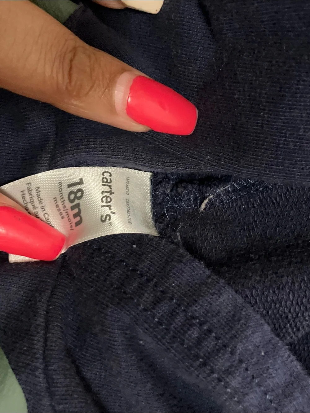 Carter's Navy Toddler Pullover Sweatshirt